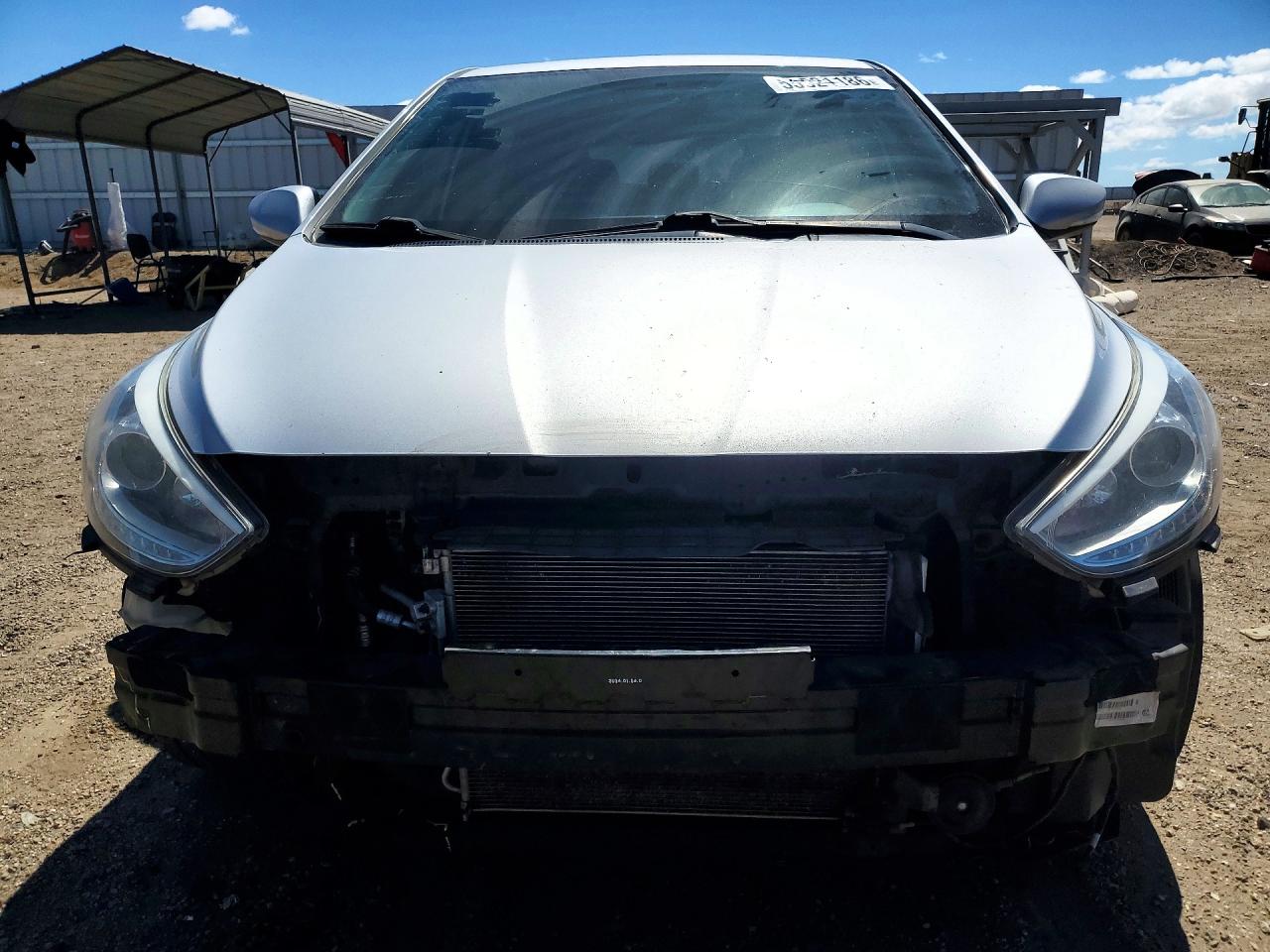 2014 Hyundai Accent Se Silver vin: KMHCU5AE9EU158082
