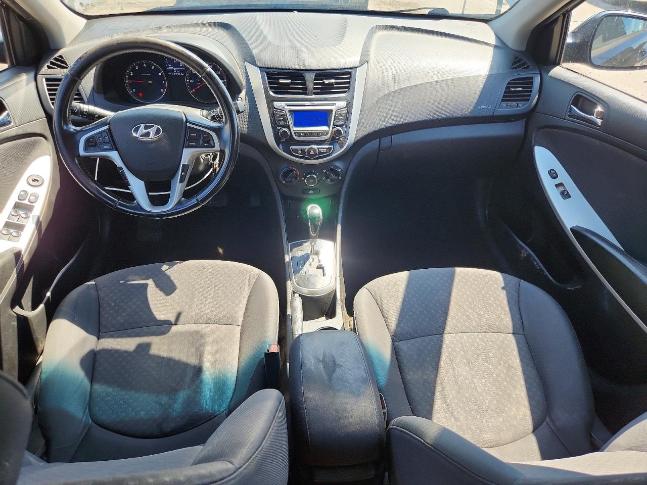 2014 Hyundai Accent Se Black vin: KMHCU5AE9EU175044