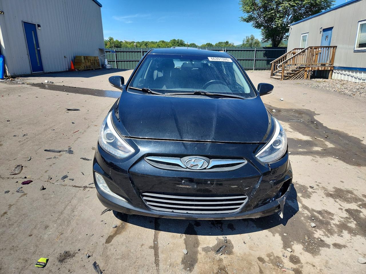 2014 Hyundai Accent Se Black vin: KMHCU5AE9EU175044