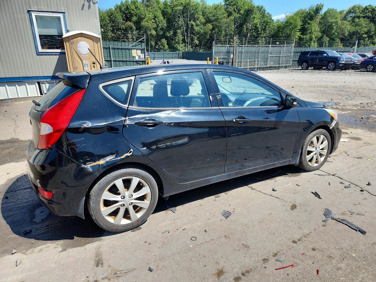 2014 Hyundai Accent Se Black vin: KMHCU5AE9EU175044