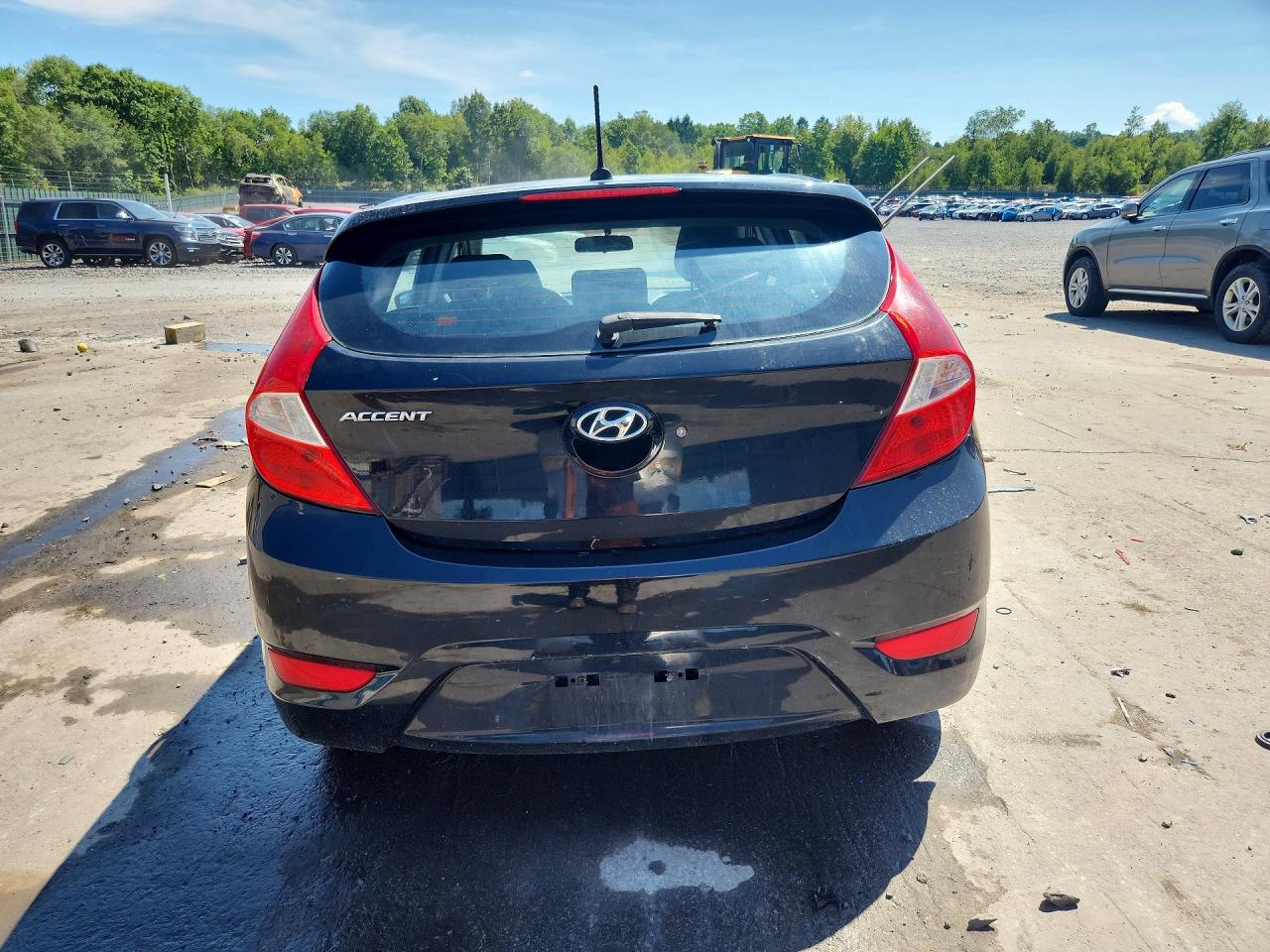 2014 Hyundai Accent Se Black vin: KMHCU5AE9EU175044