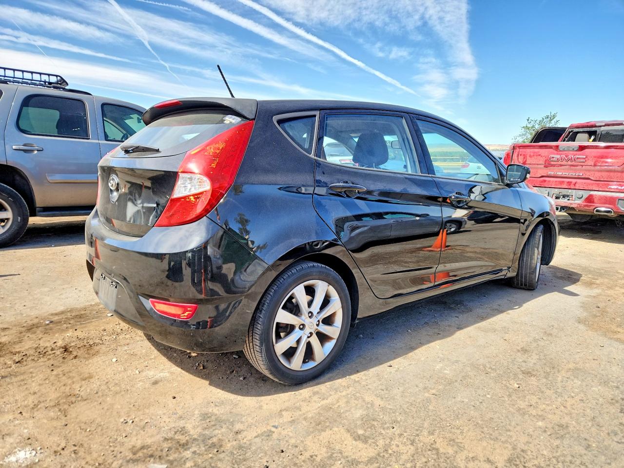 2013 Hyundai Accent Gls Black vin: KMHCU5AEXDU061424