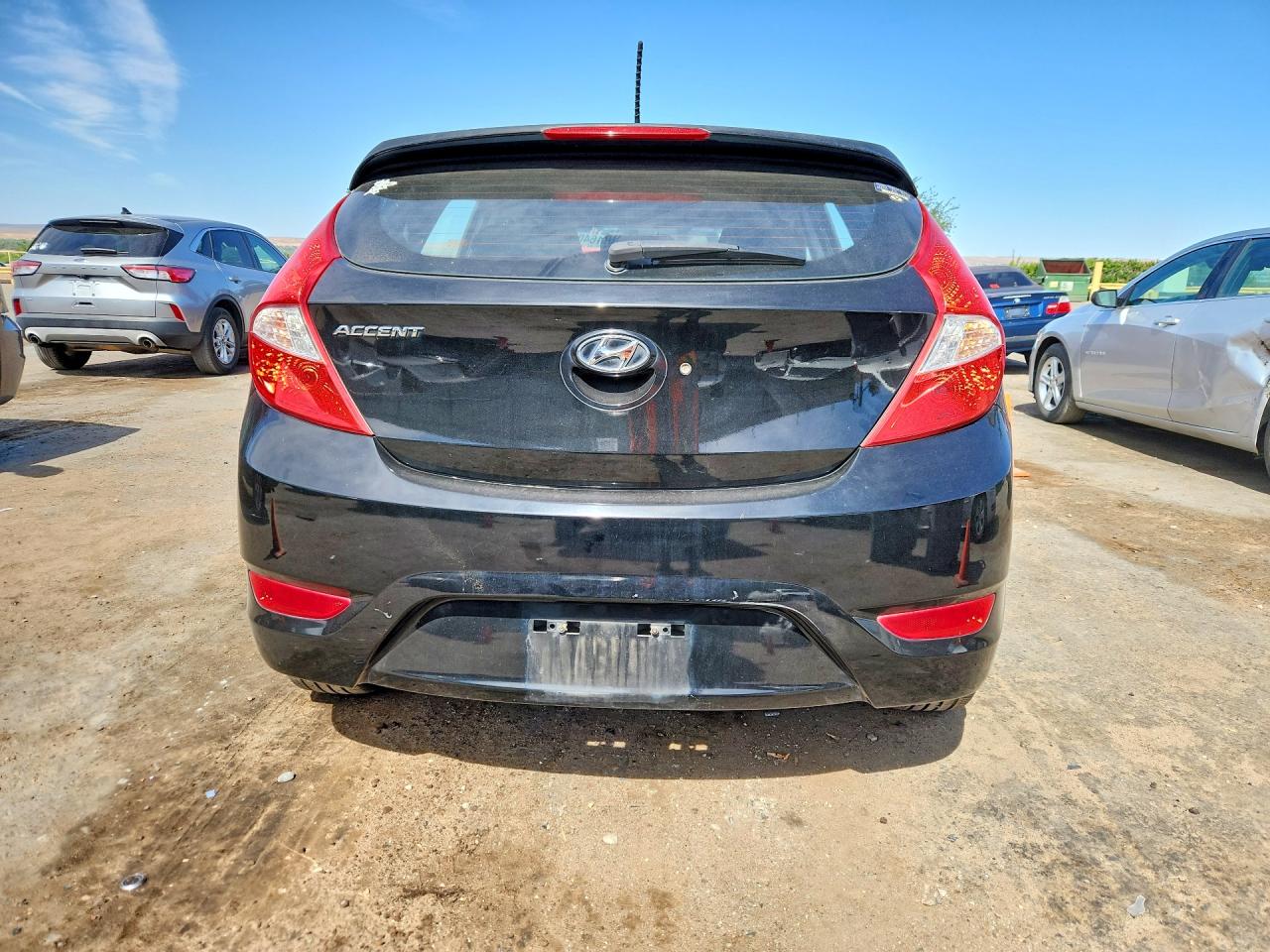 2013 Hyundai Accent Gls Black vin: KMHCU5AEXDU061424