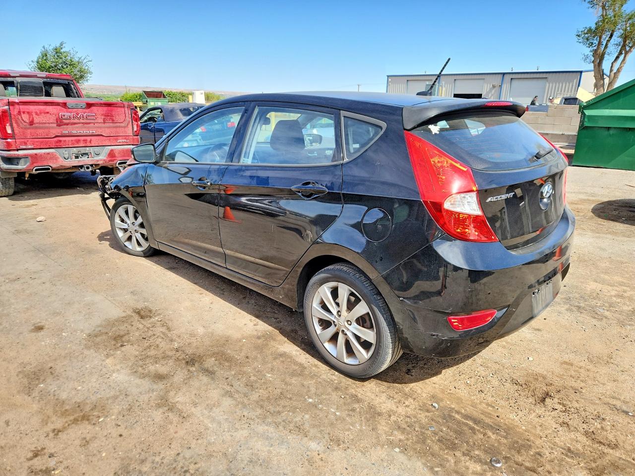2013 Hyundai Accent Gls Black vin: KMHCU5AEXDU061424