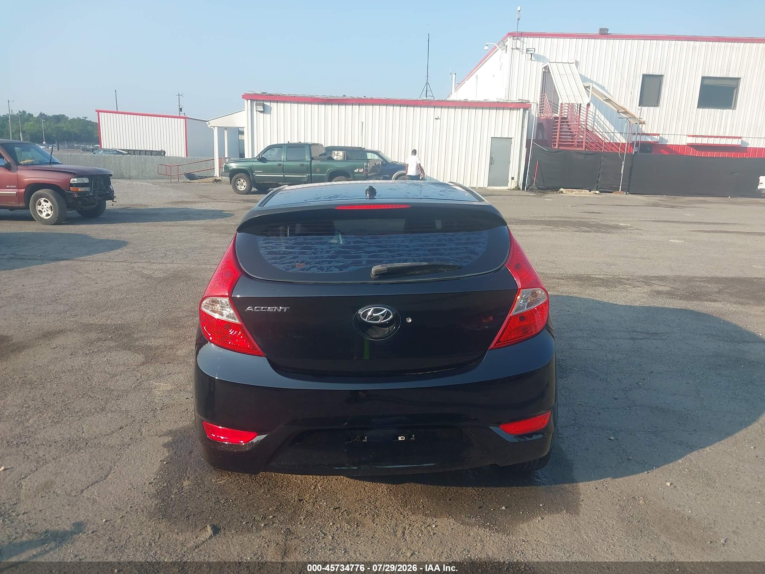 2013 Hyundai Accent Se Черный vin: KMHCU5AEXDU065330