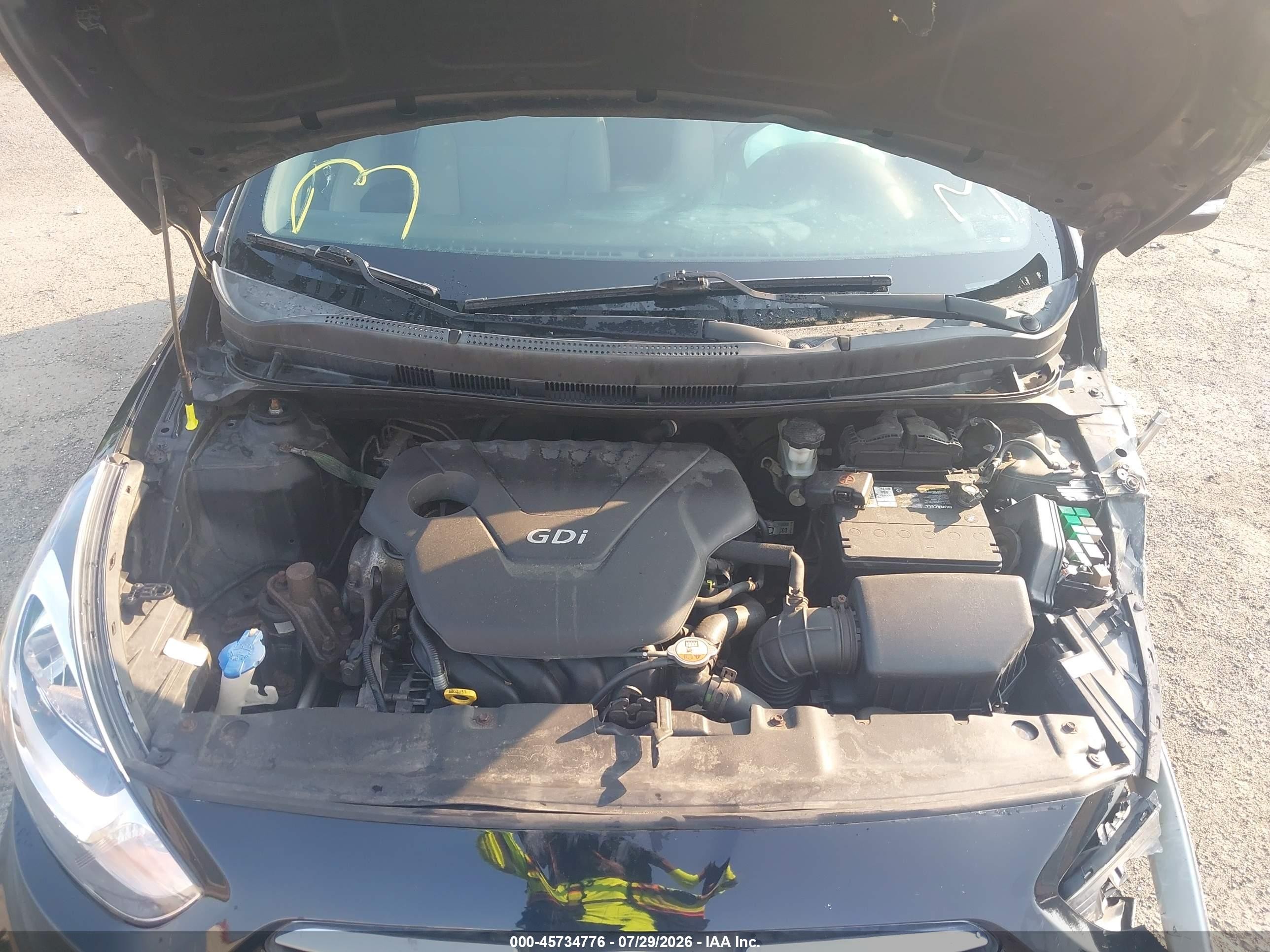2013 Hyundai Accent Se Черный vin: KMHCU5AEXDU065330