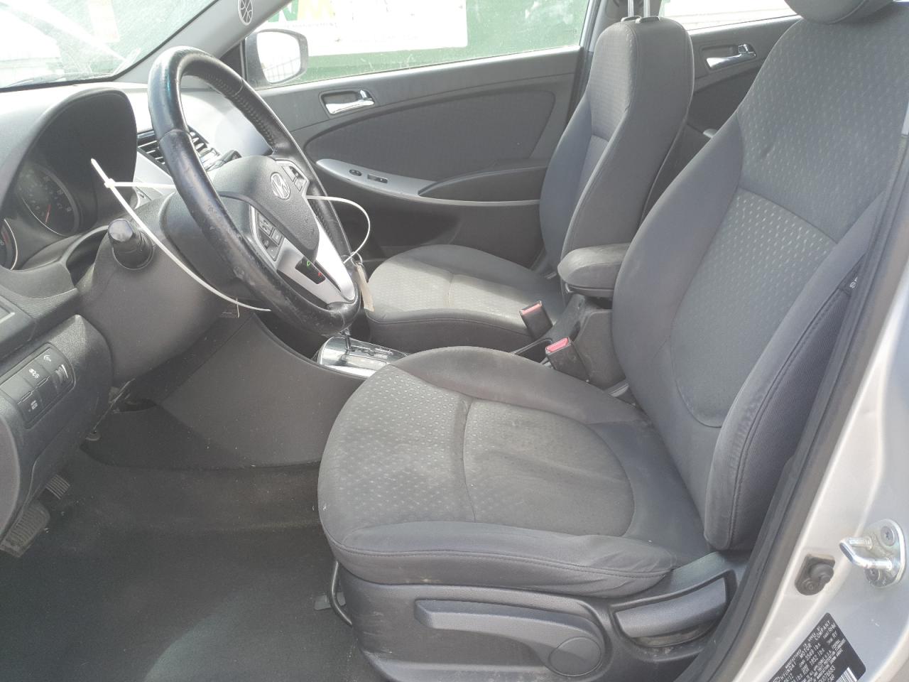 2013 Hyundai Accent Gls Silver vin: KMHCU5AEXDU076683
