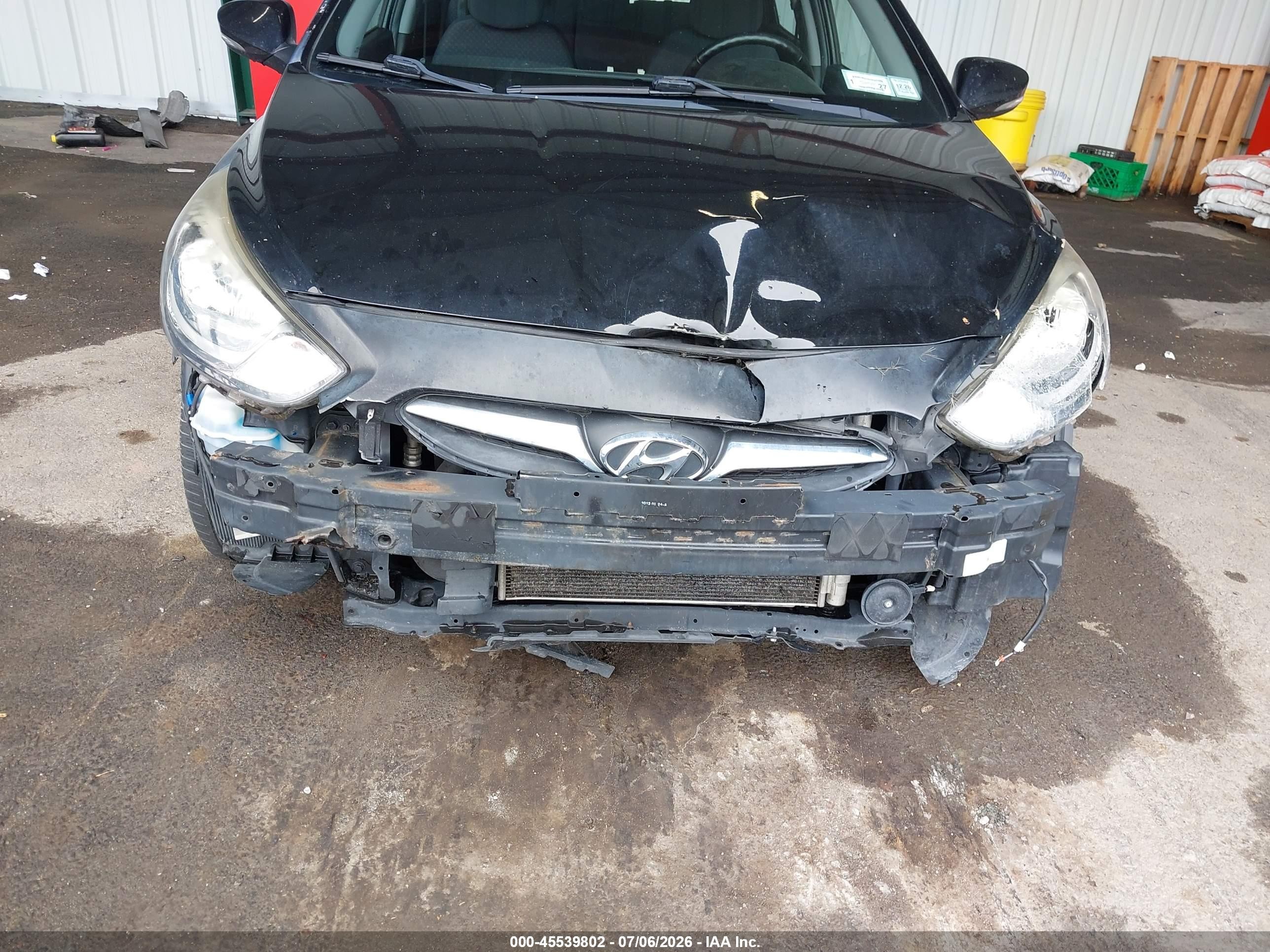 2013 Hyundai Accent Se Black vin: KMHCU5AEXDU100643