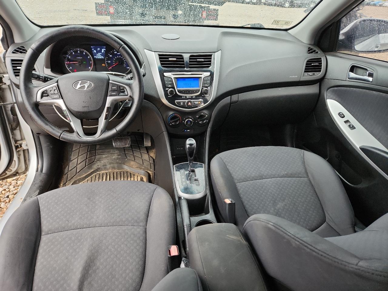 2013 Hyundai Accent Se Silver vin: KMHCU5AEXDU102392
