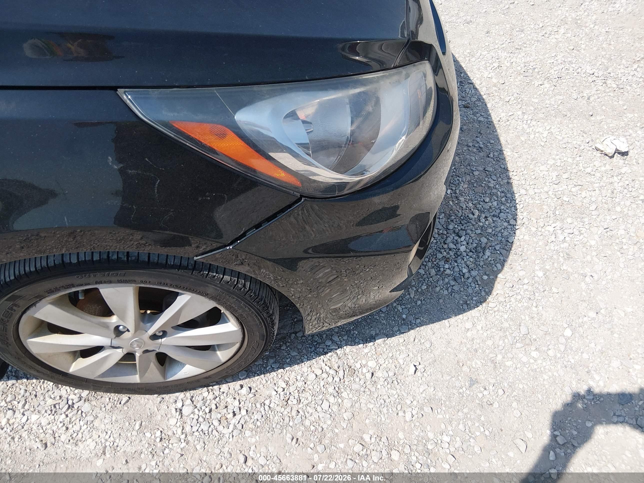 2013 Hyundai Accent Se Black vin: KMHCU5AEXDU116745