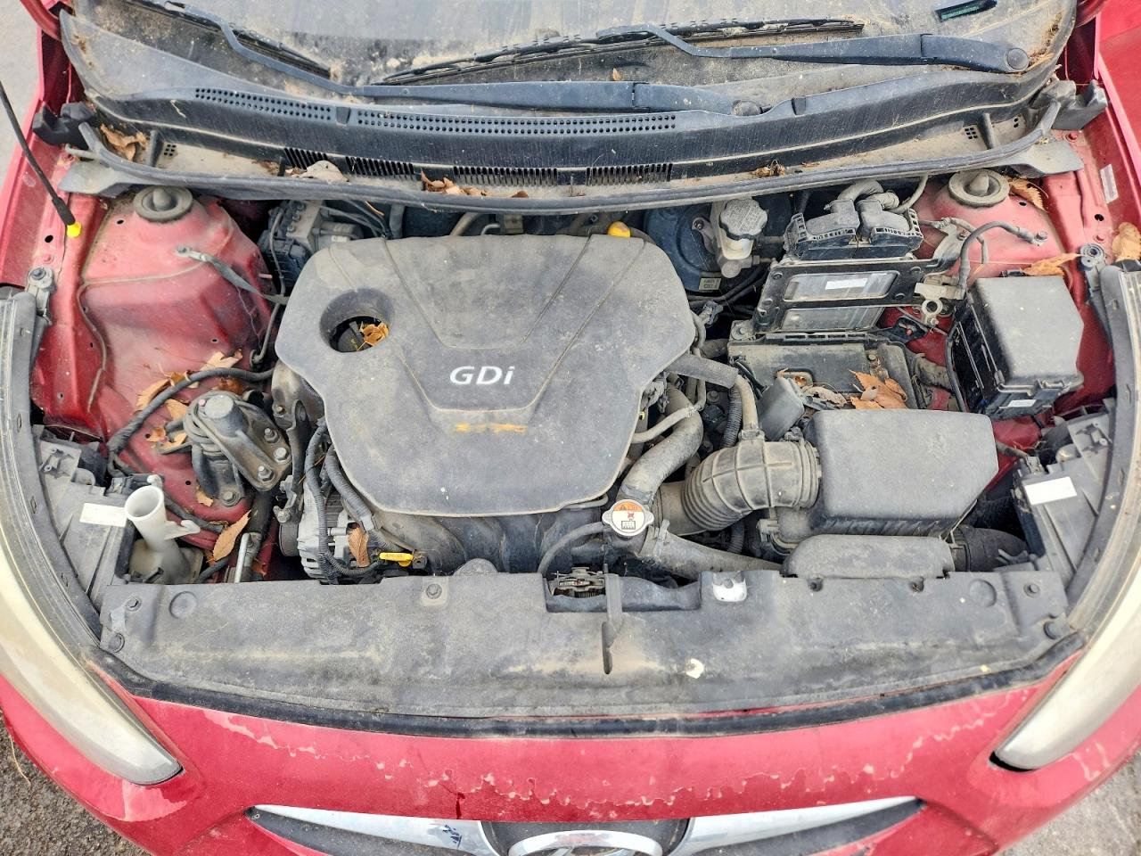 2014 Hyundai Accent Se Red vin: KMHCU5AEXEU175814