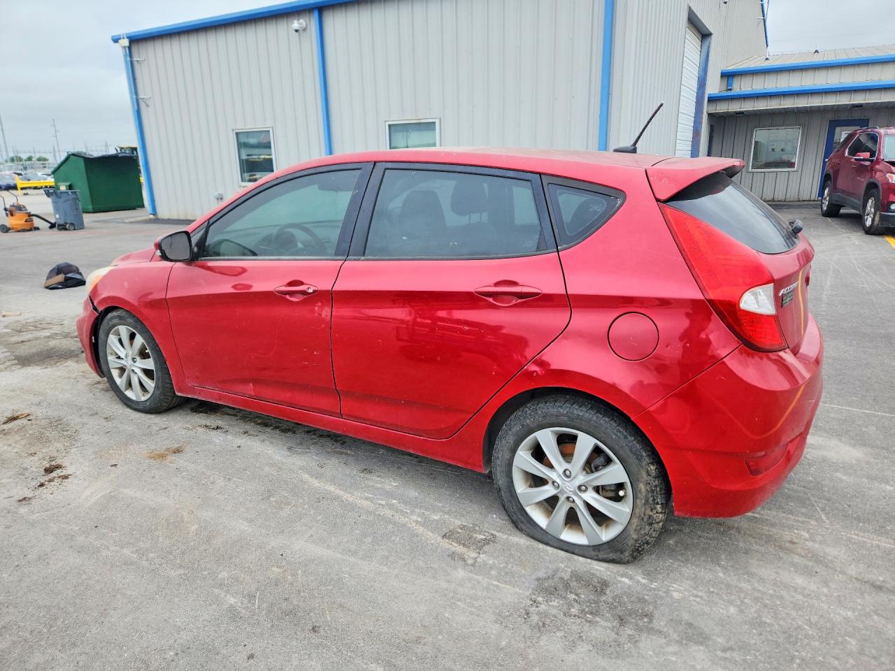 2014 Hyundai Accent Se Red vin: KMHCU5AEXEU175814