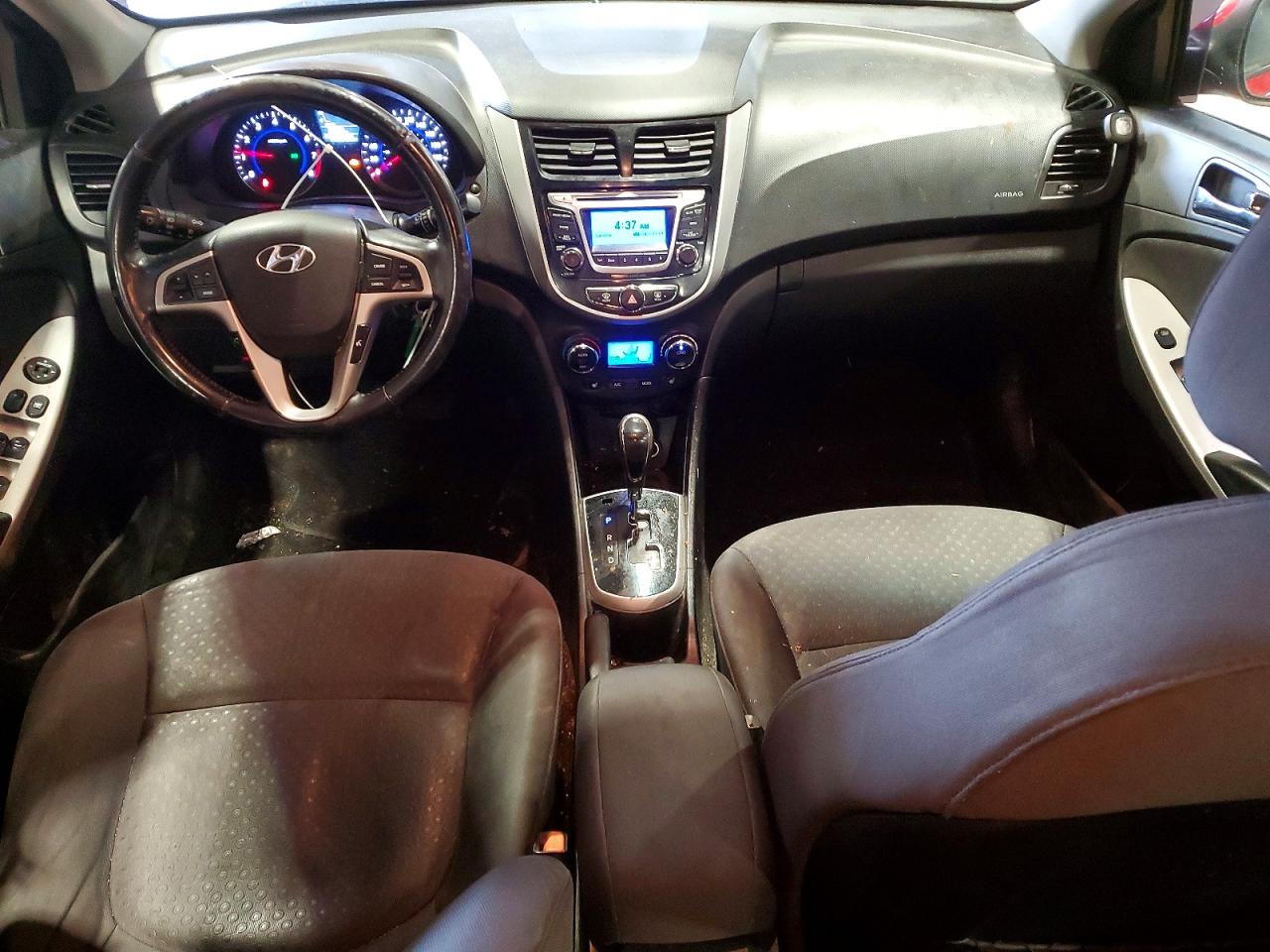 2014 Hyundai Accent Gls 5dr Красный vin: KMHCU5AEXEU186585