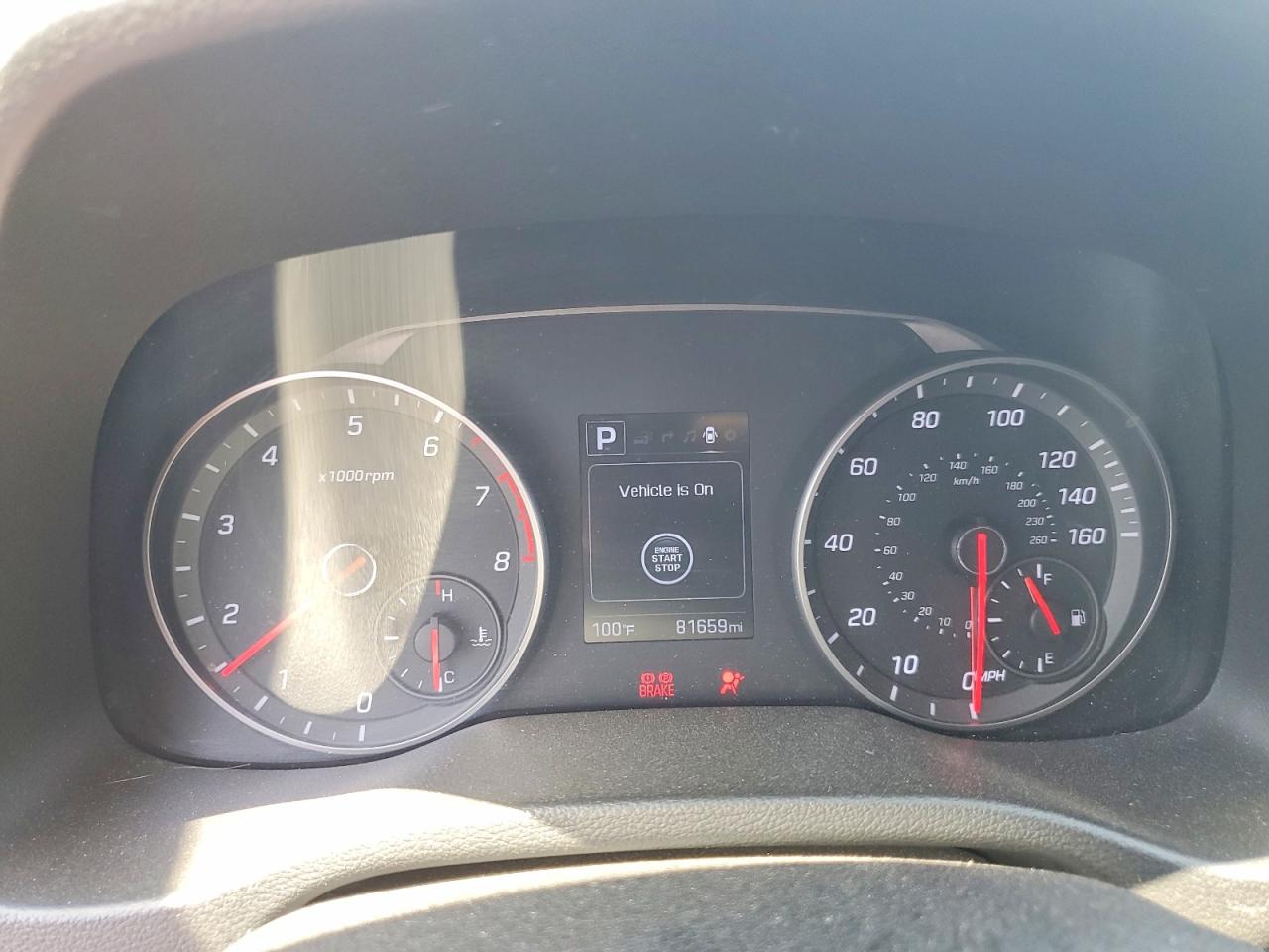 2018 Hyundai Elantra Sport Red vin: KMHD04LB3JU499078