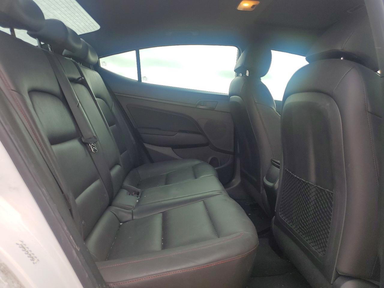 2020 Hyundai Elantra Sport White vin: KMHD04LB4LU012621