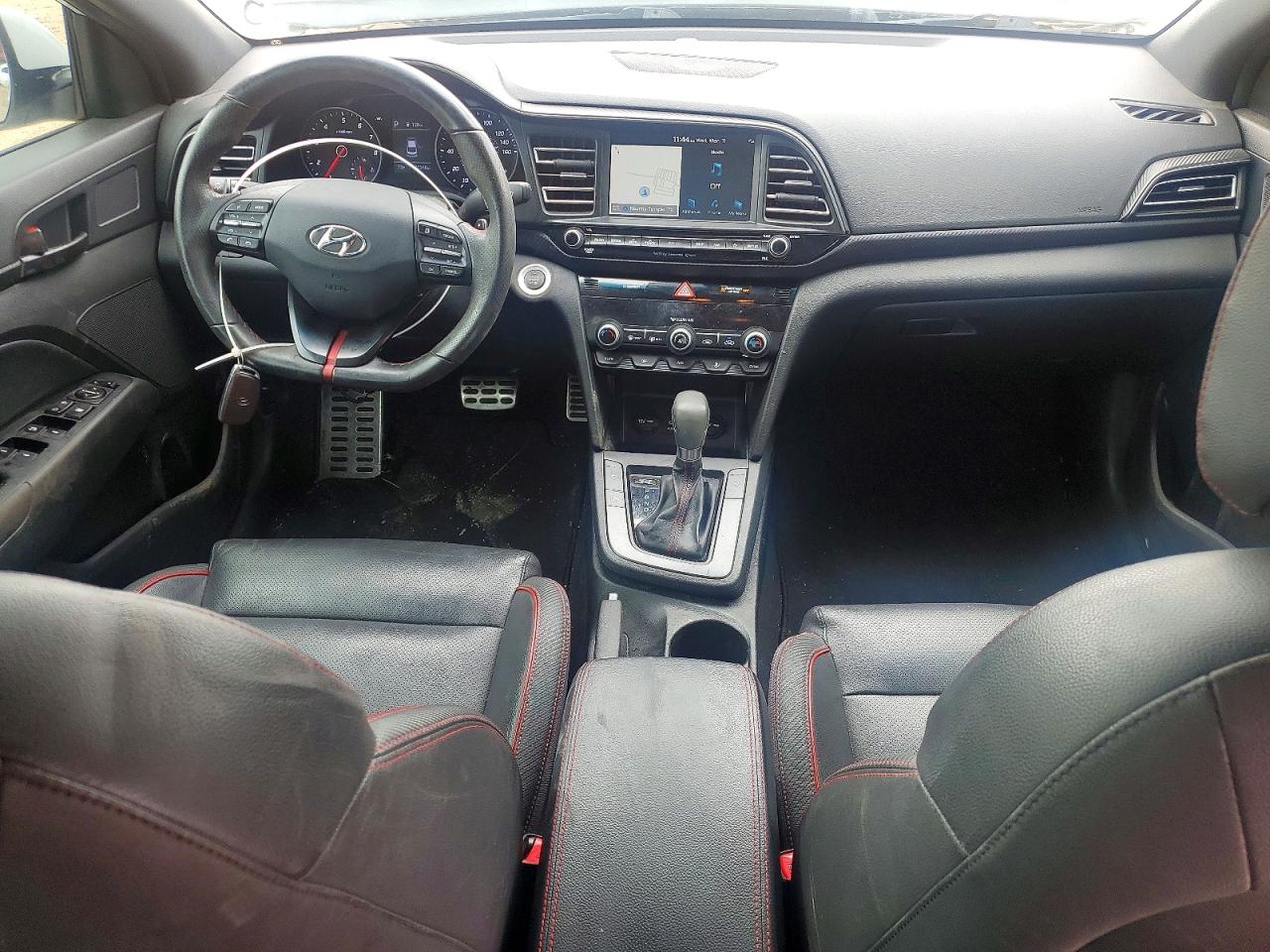 2020 Hyundai Elantra Sport White vin: KMHD04LB4LU012621