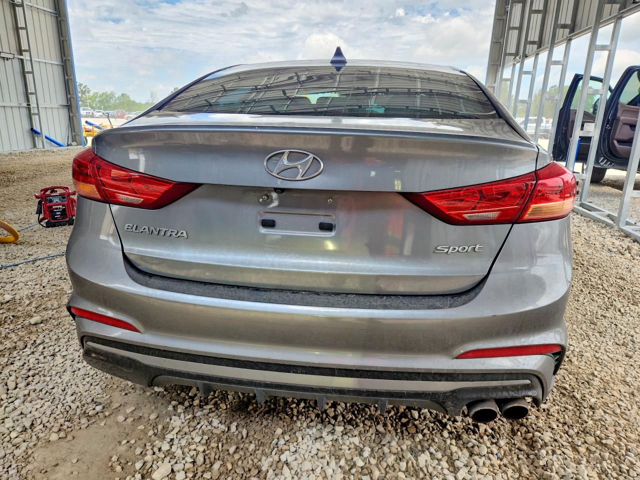2017 Hyundai Elantra Sport Gray vin: KMHD04LBXHU353948