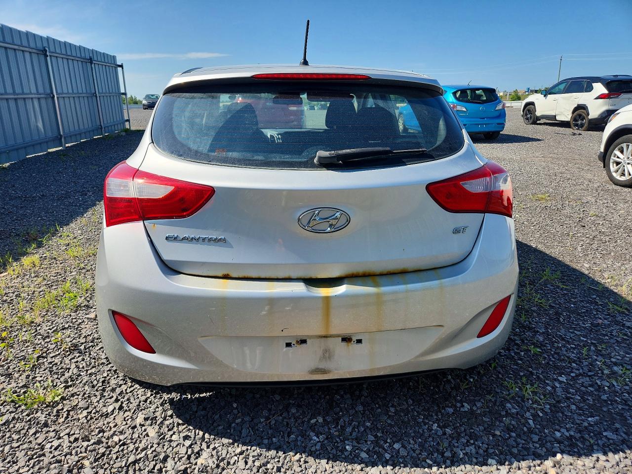 2013 Hyundai Elantra Gt Серебряный vin: KMHD25LE6DU113560