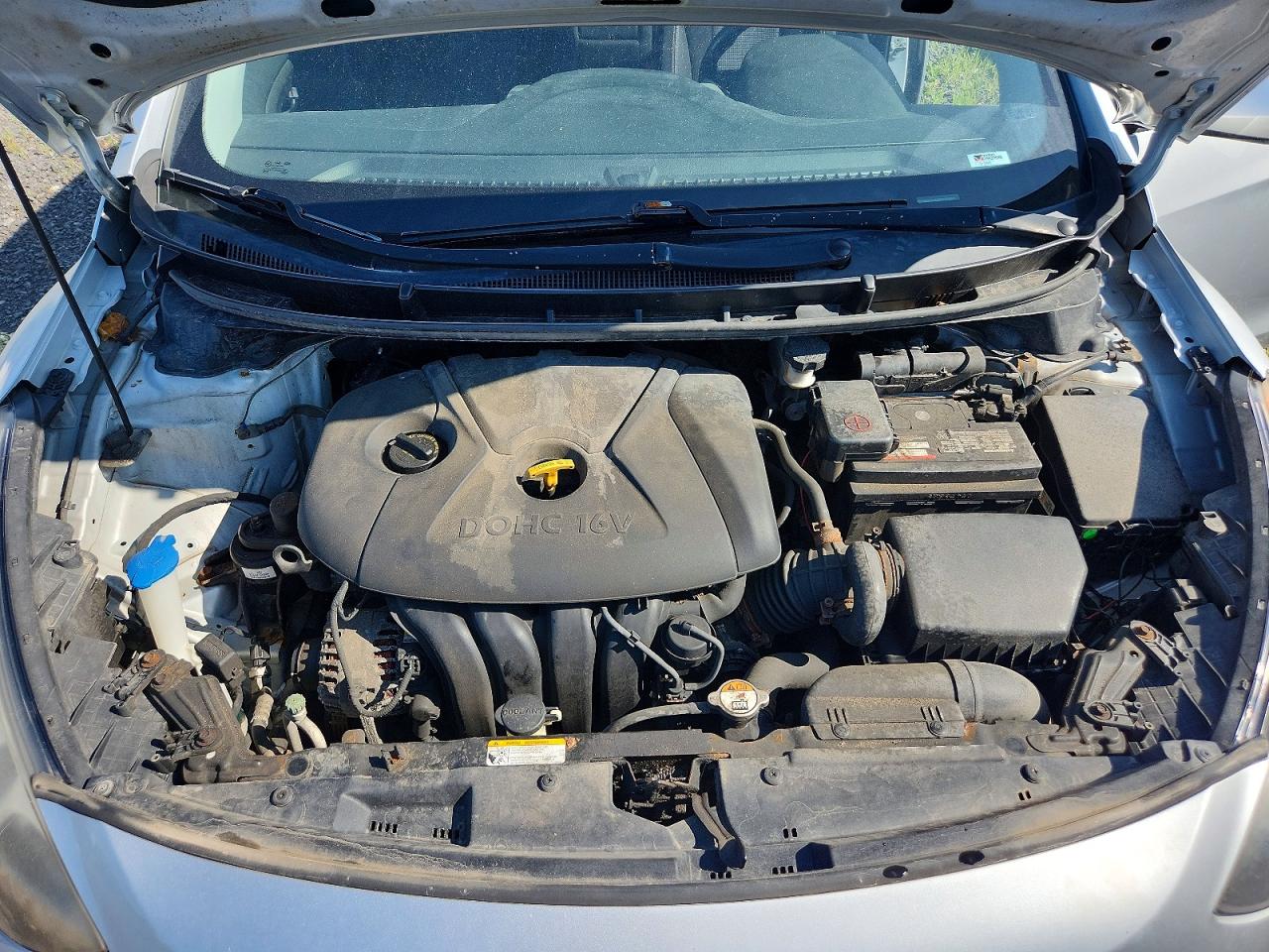 2013 Hyundai Elantra Gt Серебряный vin: KMHD25LE6DU113560