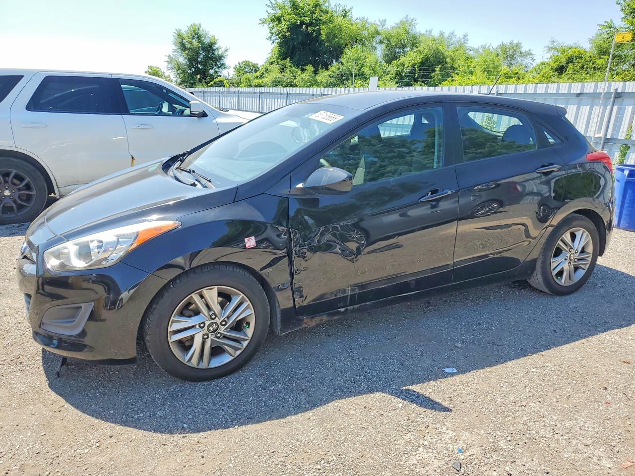 2014 Hyundai Elantra Gt Black vin: KMHD25LH1EU160877