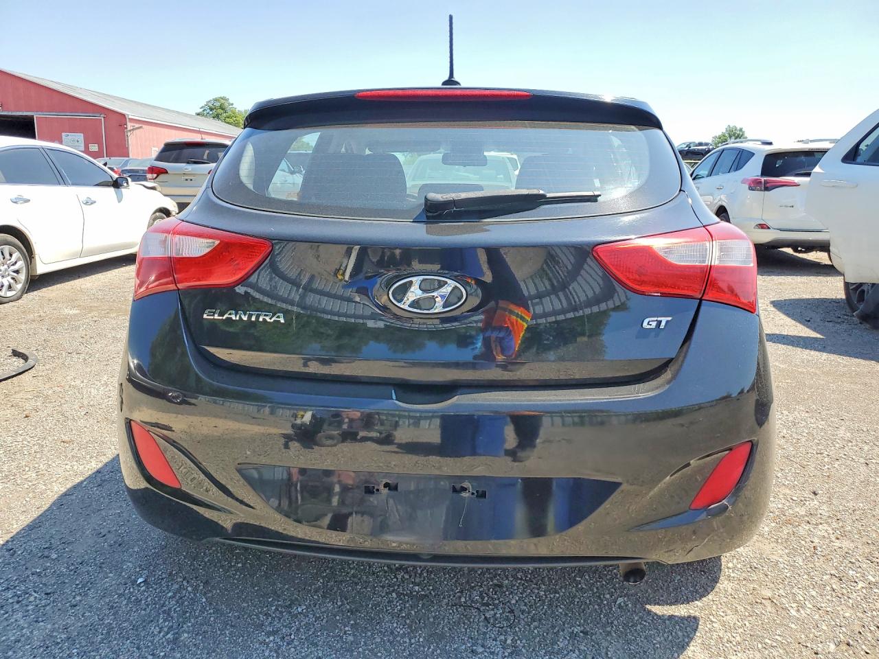 2014 Hyundai Elantra Gt Black vin: KMHD25LH1EU160877
