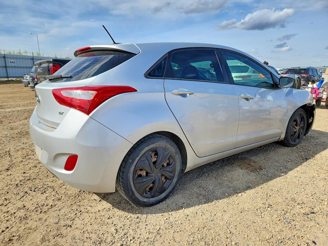 2015 Hyundai Elantra Gt Silver vin: KMHD25LH1FU236079