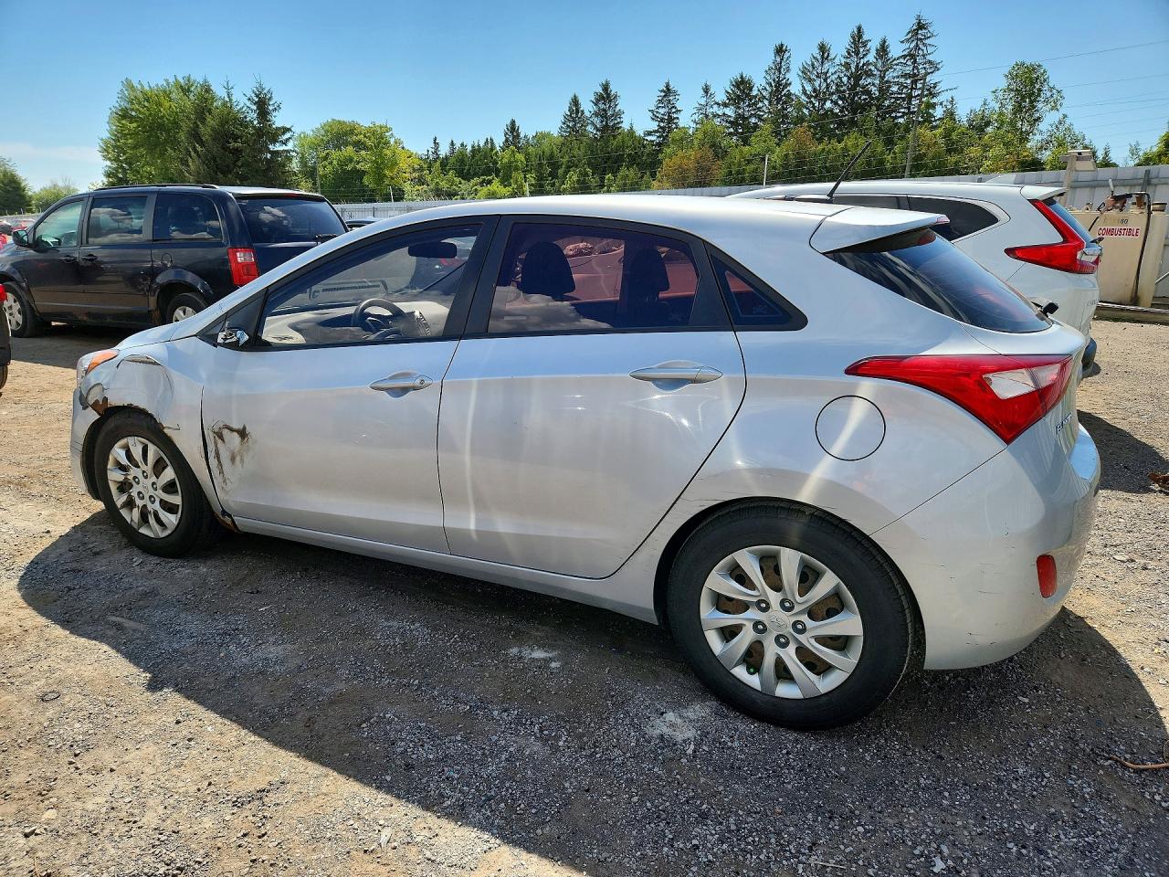 2014 Hyundai Elantra Gt Silver vin: KMHD25LH3EU174957