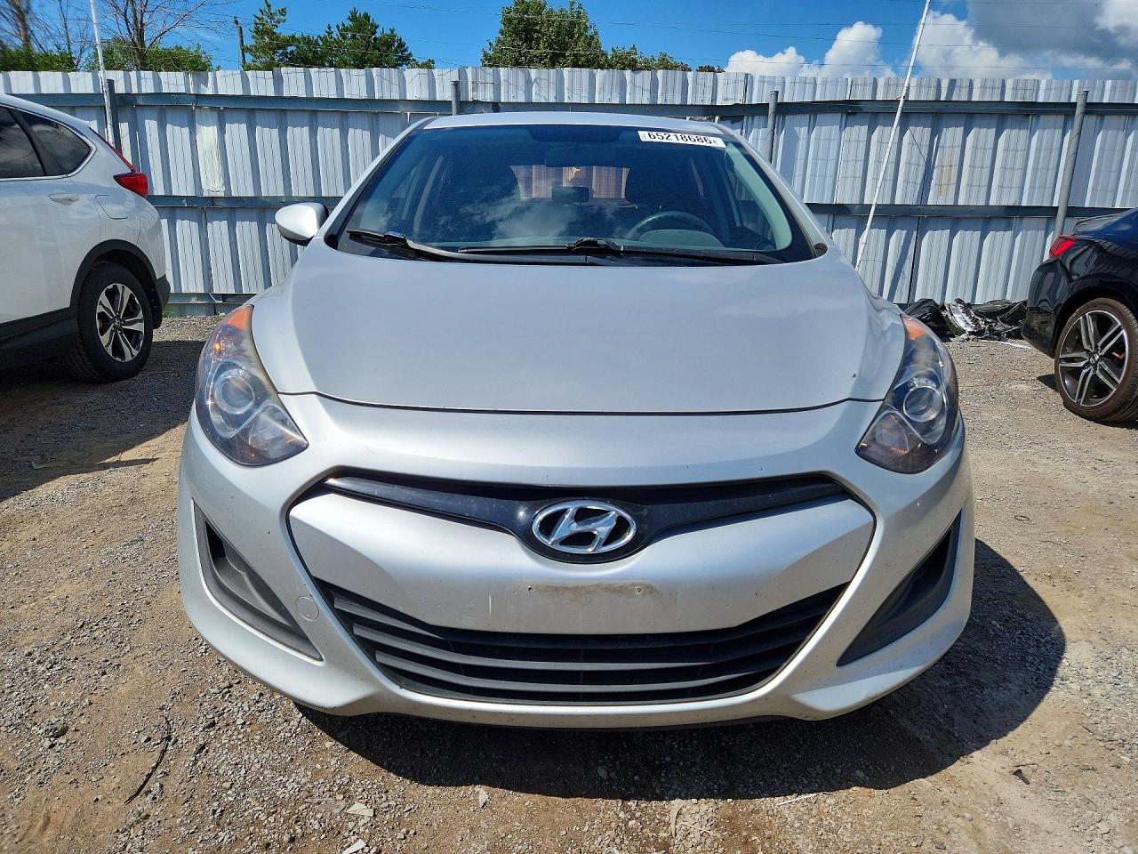 2014 Hyundai Elantra Gt Silver vin: KMHD25LH3EU174957