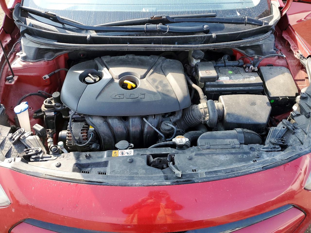 2014 Hyundai Elantra Gt Red vin: KMHD25LH4EU221896