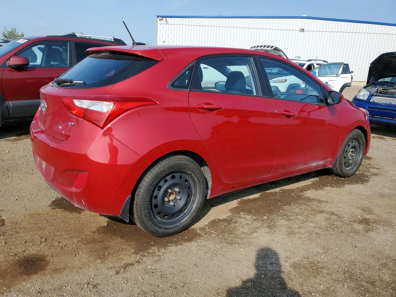 2014 Hyundai Elantra Gt Red vin: KMHD25LH4EU221896