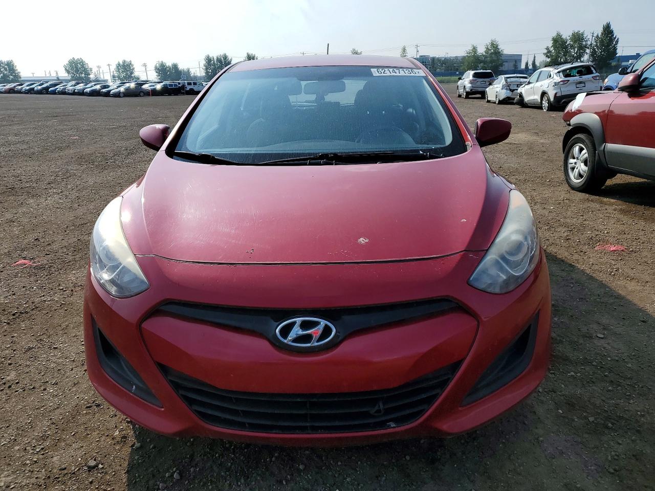 2014 Hyundai Elantra Gt Red vin: KMHD25LH4EU221896