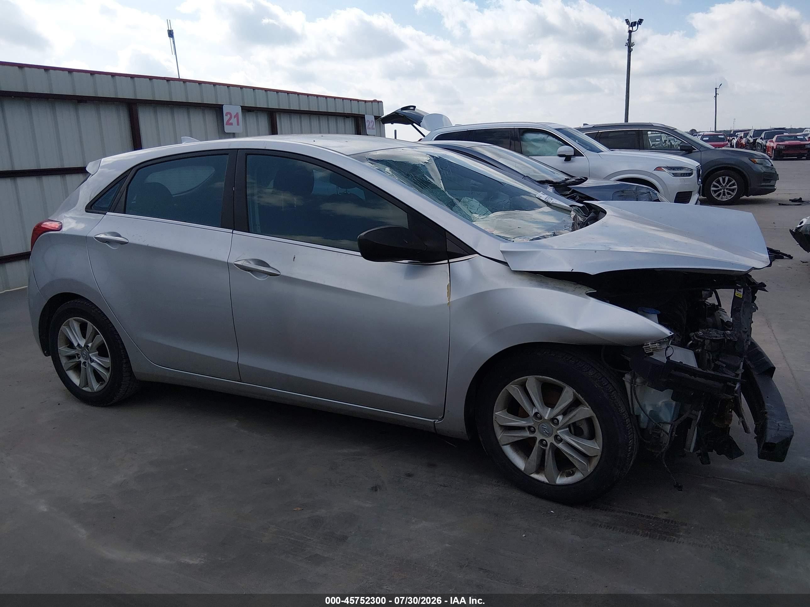 2013 Hyundai Elantra Gt   Серебряный vin: KMHD35LE0DU024029