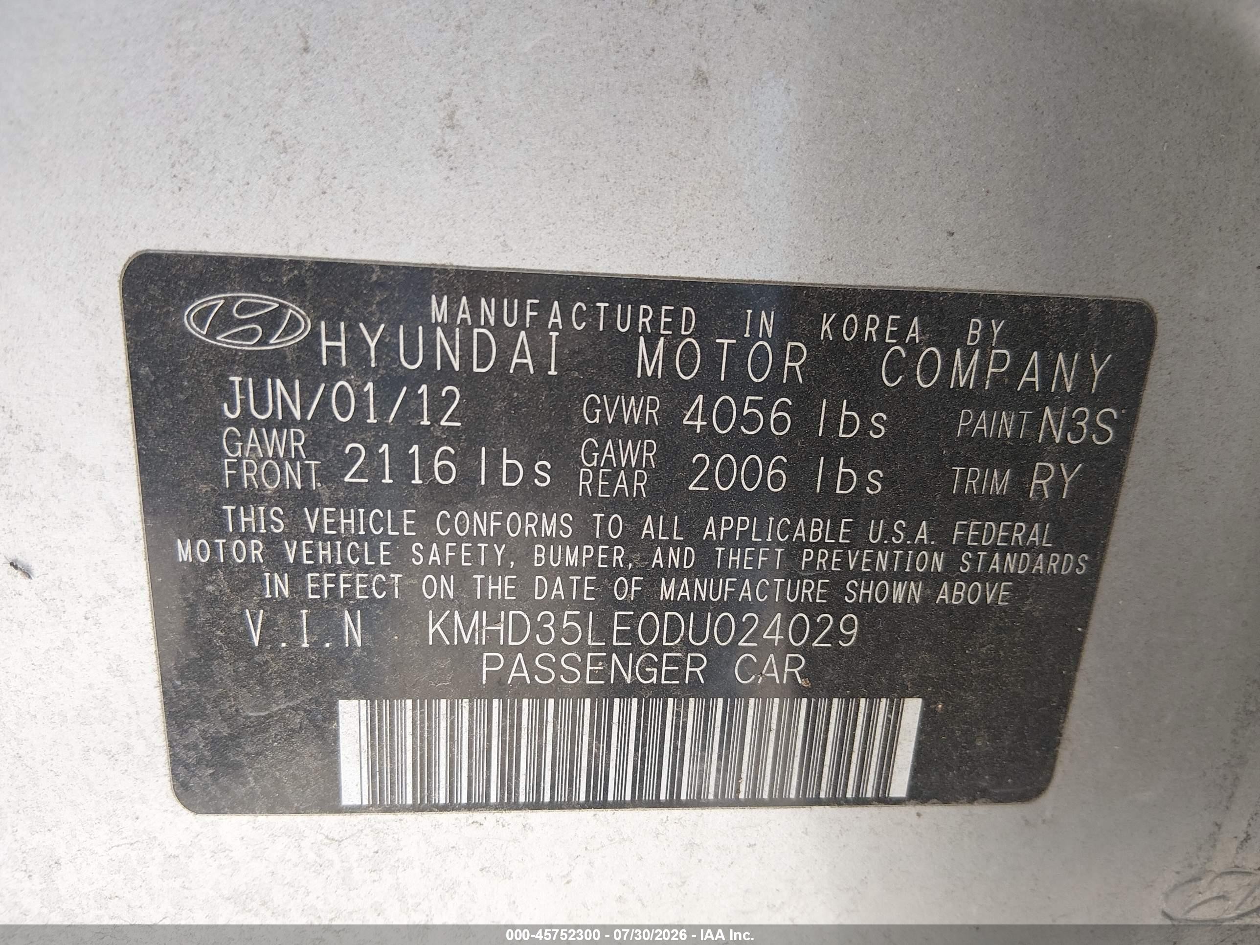 2013 Hyundai Elantra Gt   Серебряный vin: KMHD35LE0DU024029