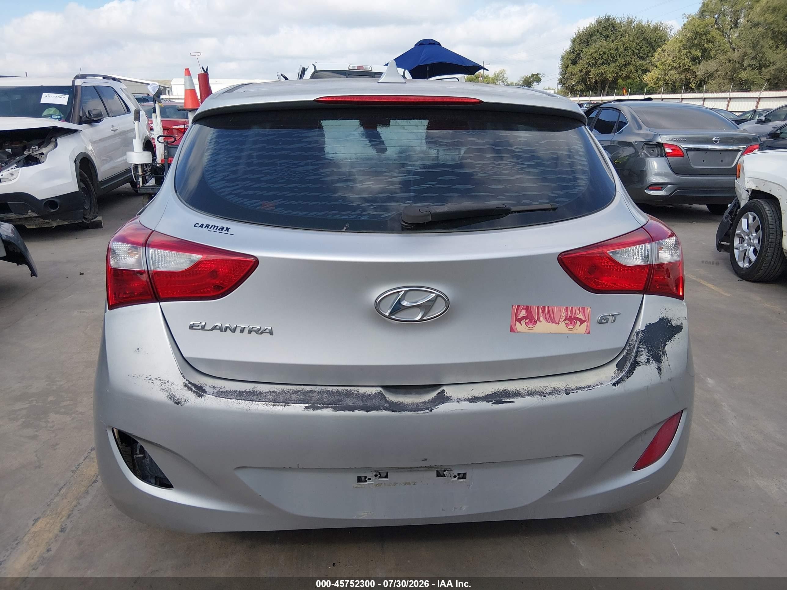 2013 Hyundai Elantra Gt   Серебряный vin: KMHD35LE0DU024029