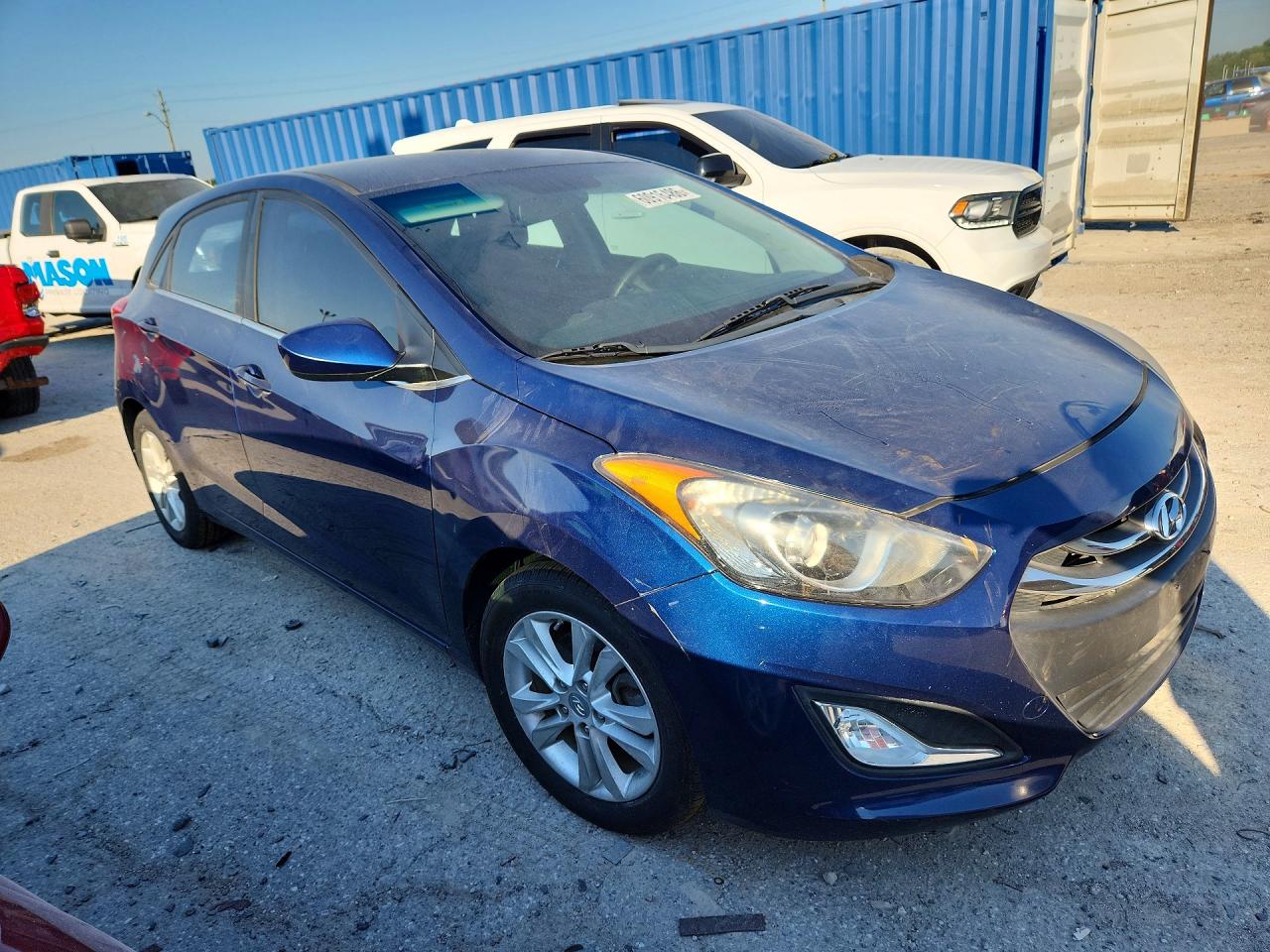 2013 Hyundai Elantra Gt Base Blue vin: KMHD35LE0DU025116
