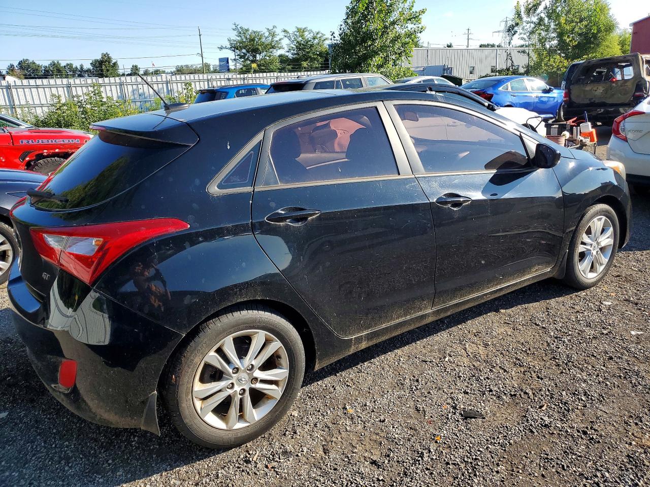 2013 Hyundai Elantra Gt Base Black vin: KMHD35LE0DU031675