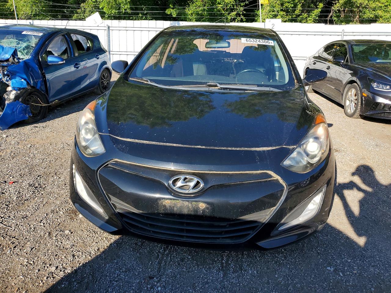 2013 Hyundai Elantra Gt Base Black vin: KMHD35LE0DU031675