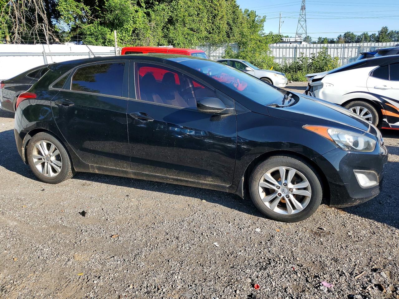 2013 Hyundai Elantra Gt Base Black vin: KMHD35LE0DU031675