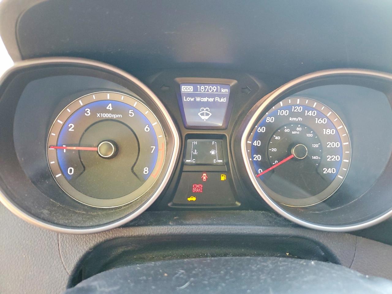 2013 Hyundai Elantra Gt Base Black vin: KMHD35LE0DU031675