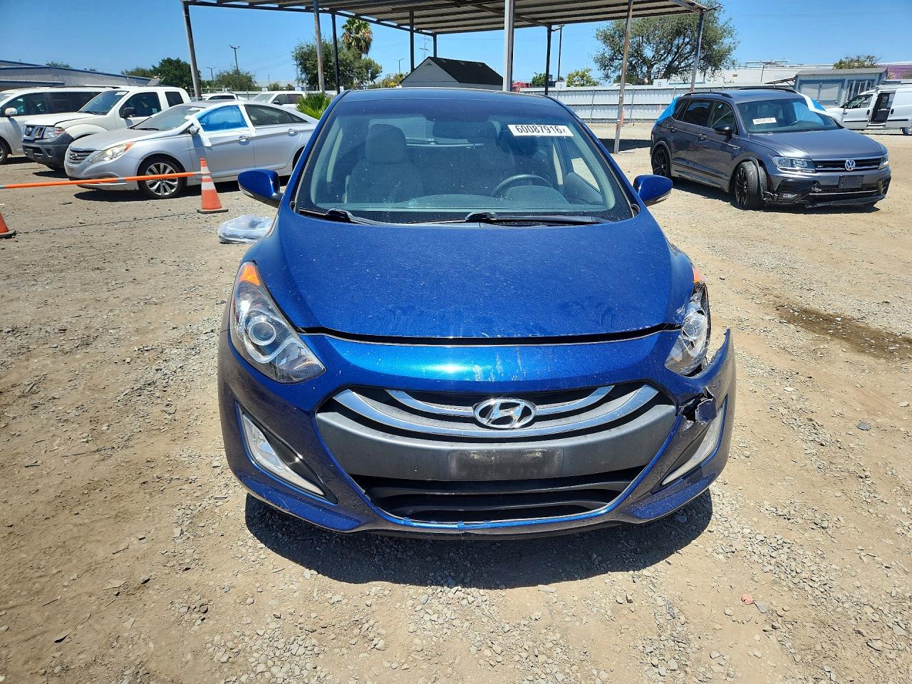 2013 Hyundai Elantra Gt Base Blue vin: KMHD35LE0DU061176