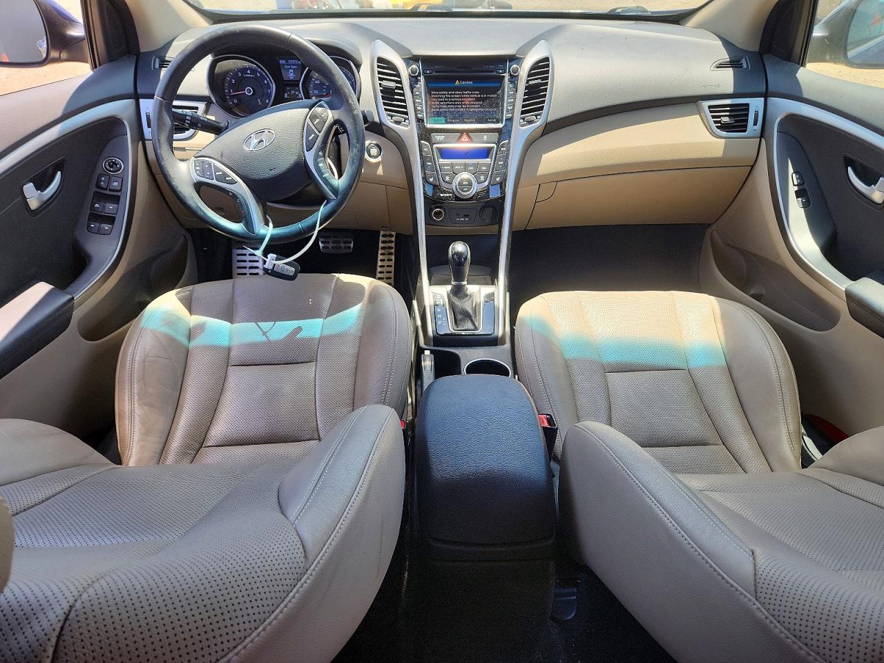 2013 Hyundai Elantra Gt Base Blue vin: KMHD35LE0DU061176