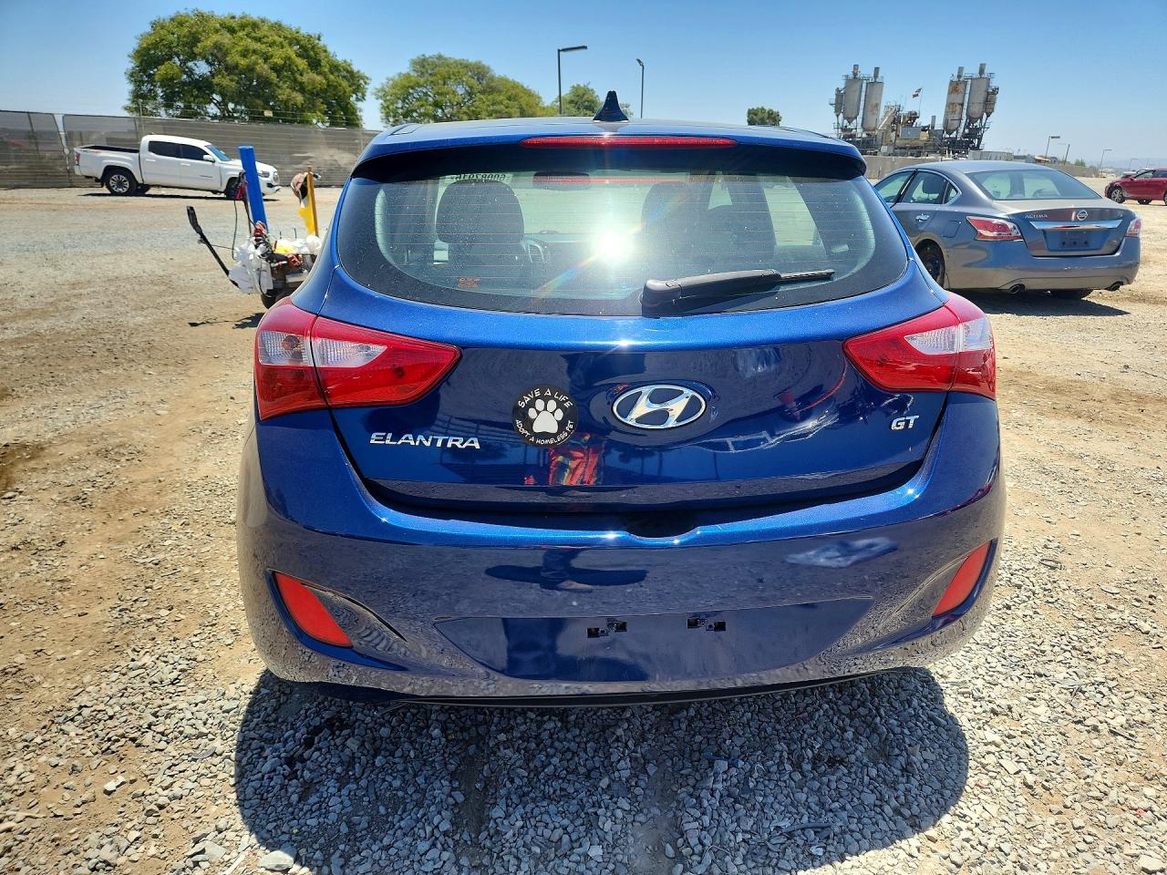 2013 Hyundai Elantra Gt Base Blue vin: KMHD35LE0DU061176