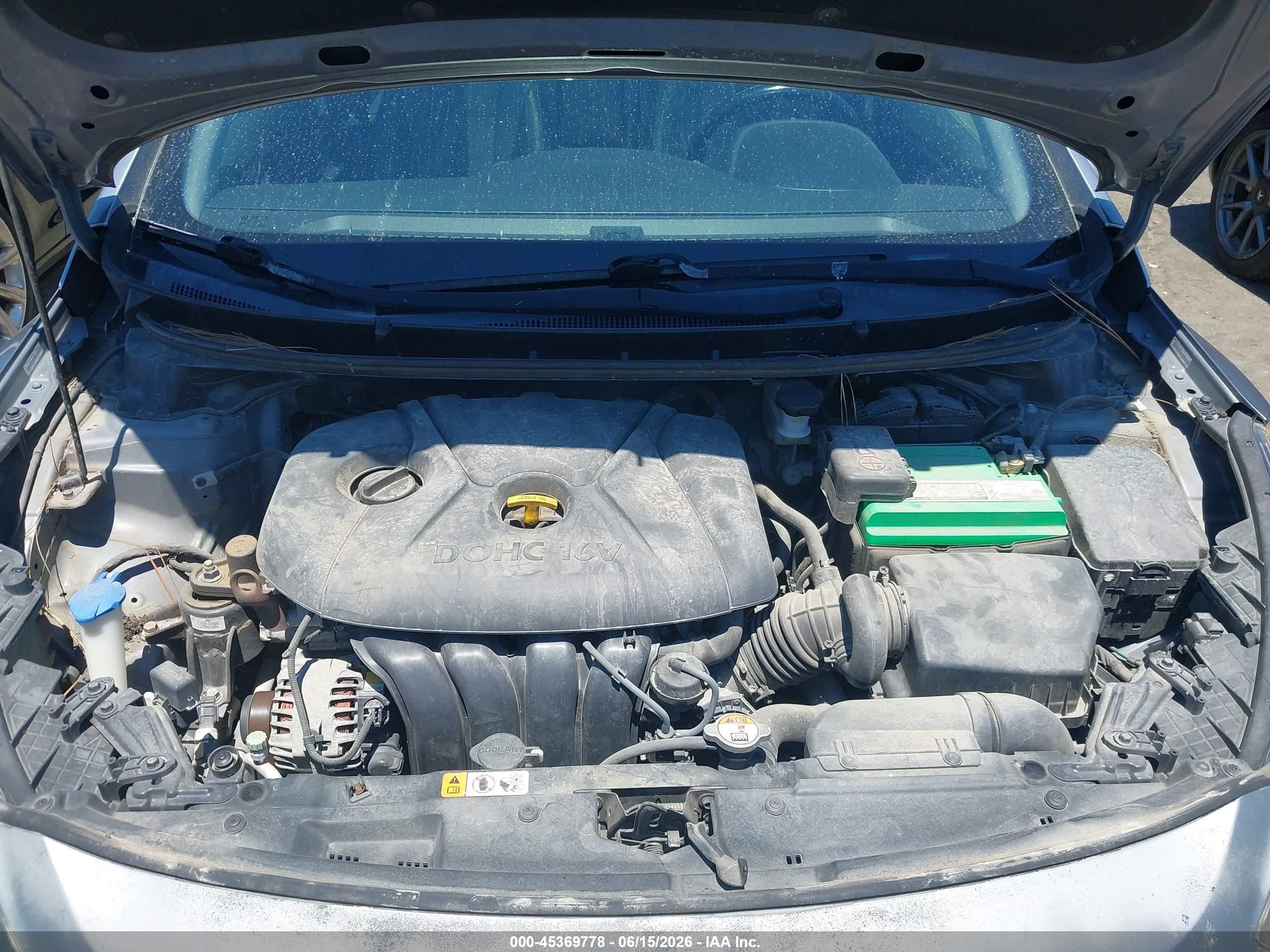 2013 Hyundai Elantra Gt   Silver vin: KMHD35LE0DU062733