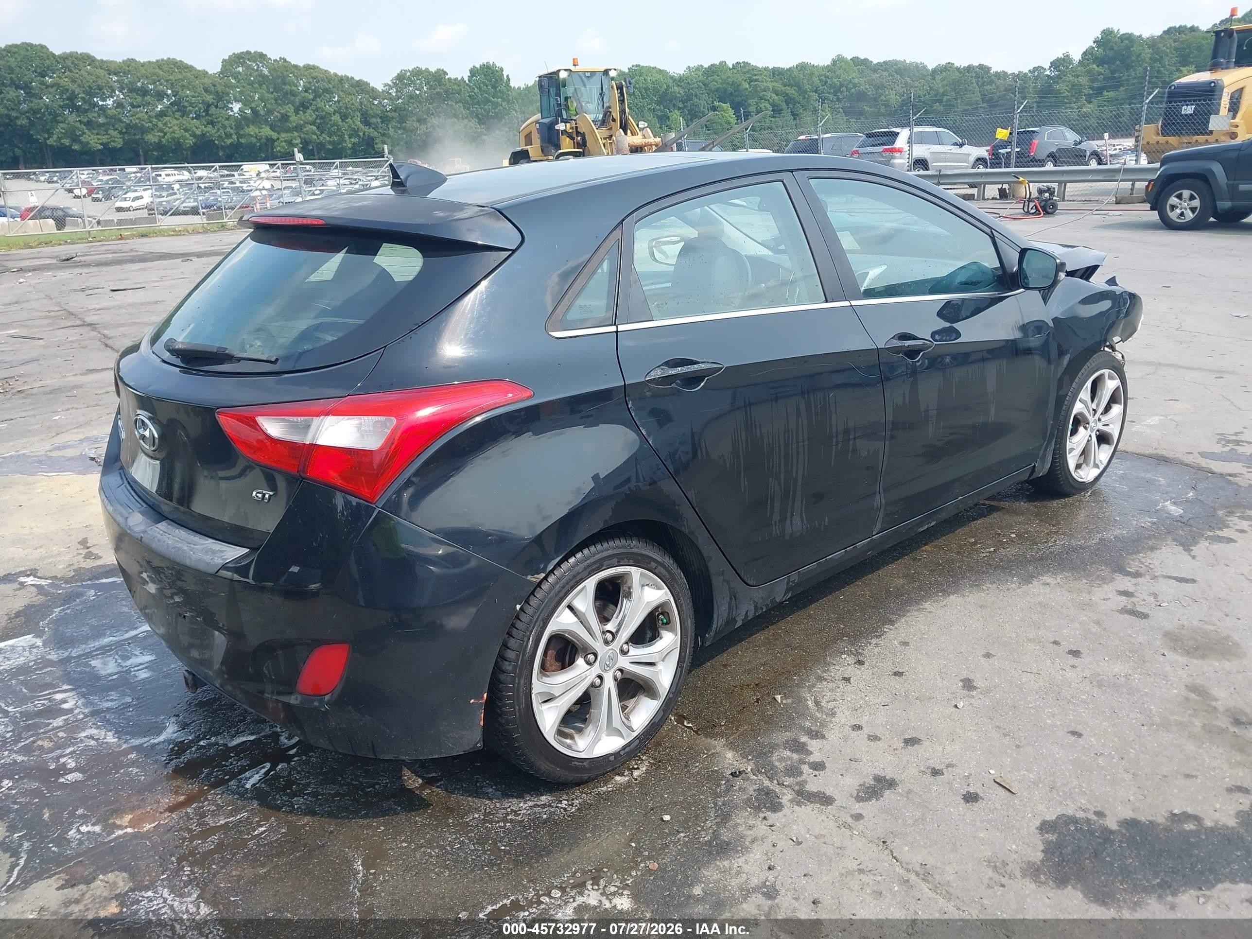 2013 Hyundai Elantra Gt   Black vin: KMHD35LE0DU089978