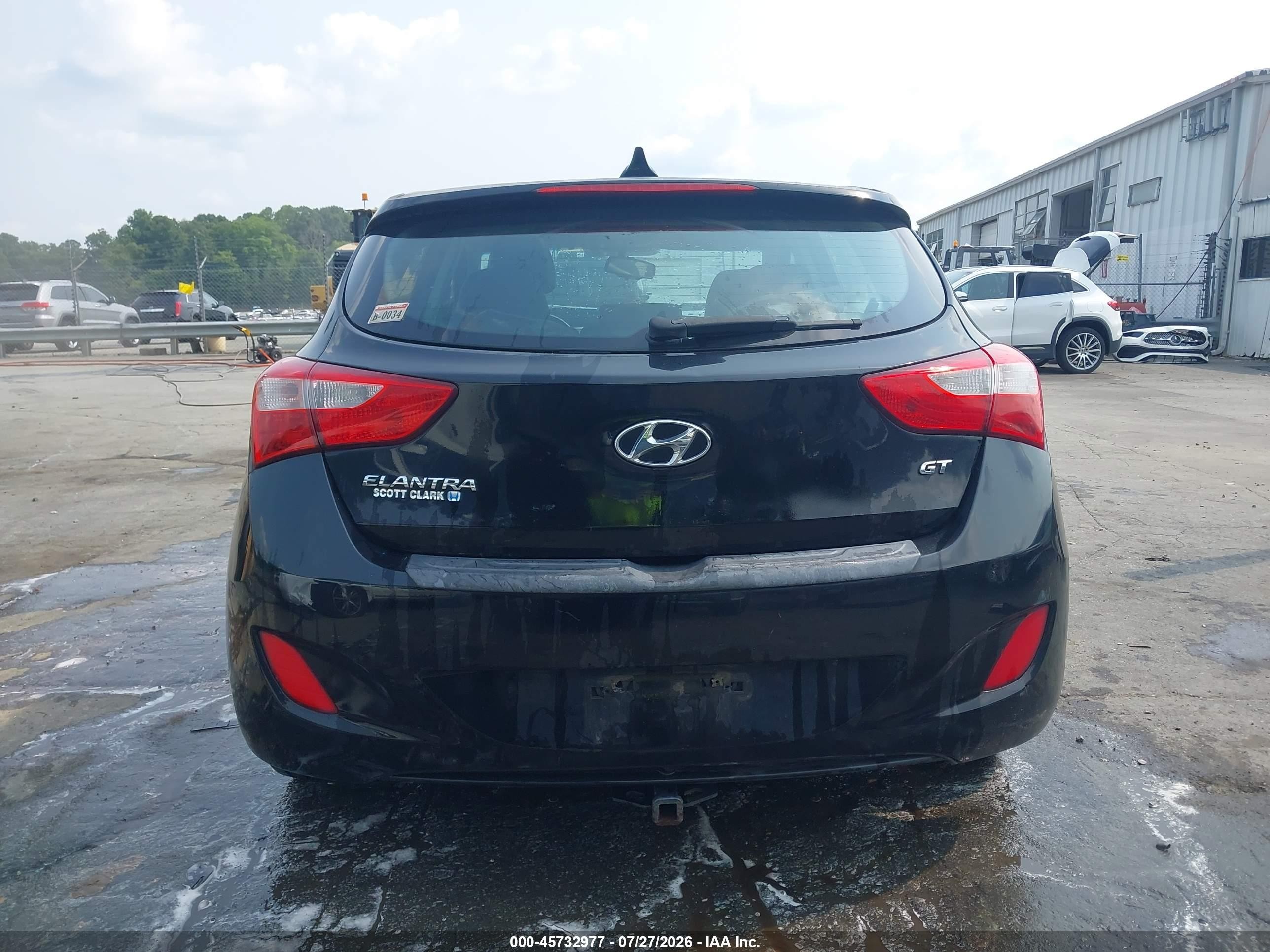 2013 Hyundai Elantra Gt   Black vin: KMHD35LE0DU089978