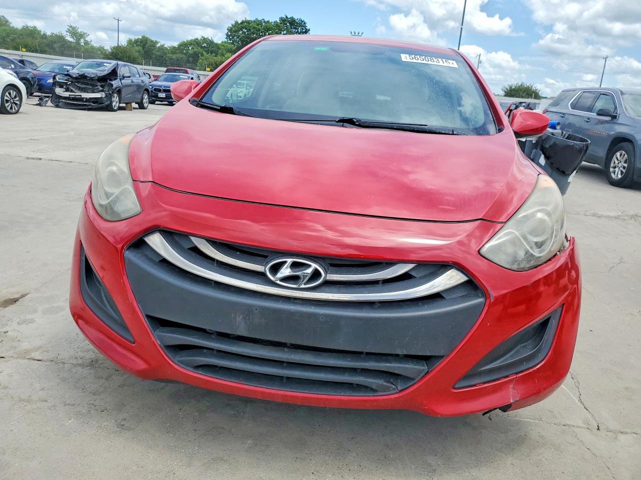 2013 Hyundai Elantra Gt Base Red vin: KMHD35LE0DU111476