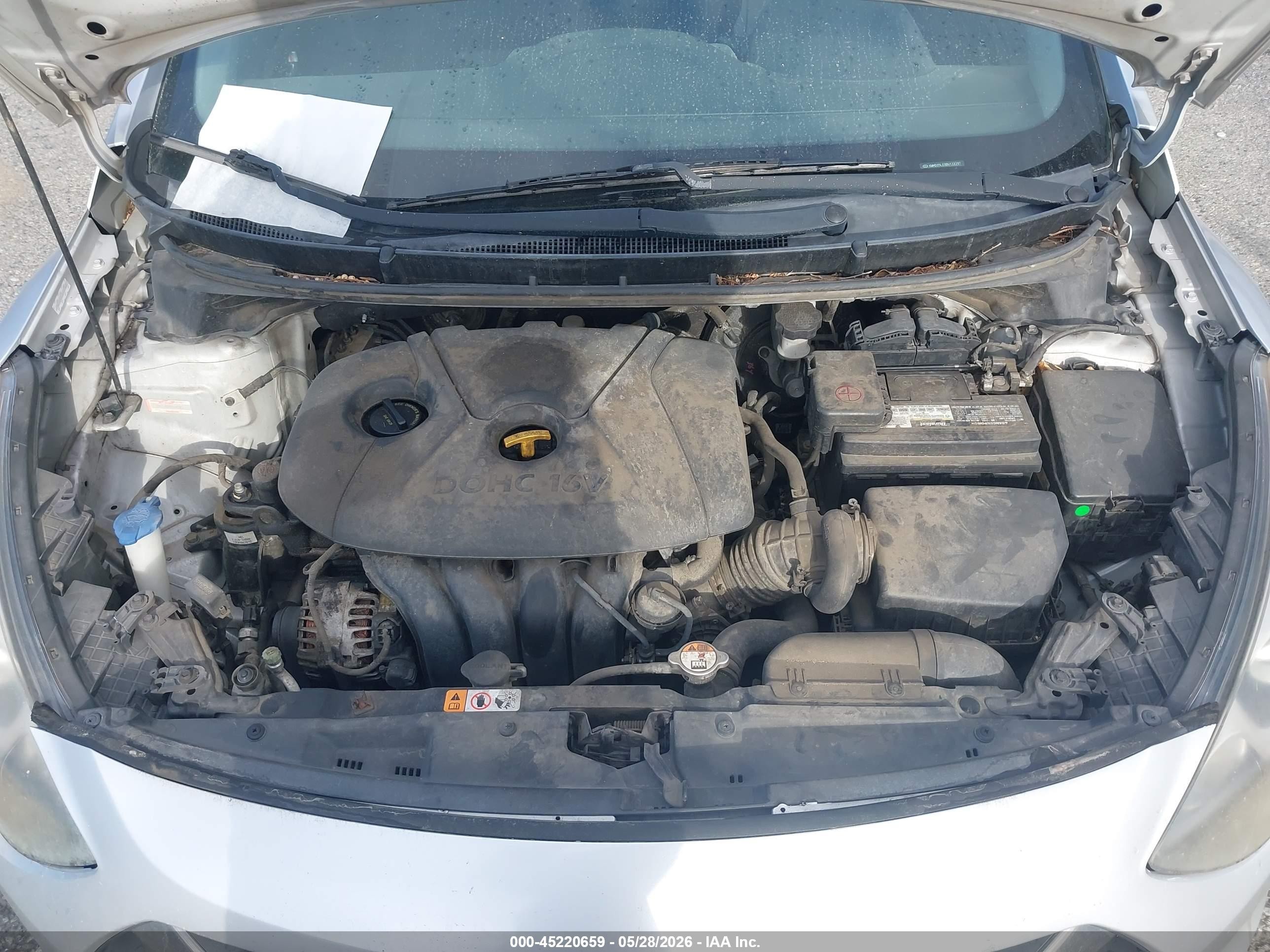 2013 Hyundai Elantra Gt   Silver vin: KMHD35LE0DU122297