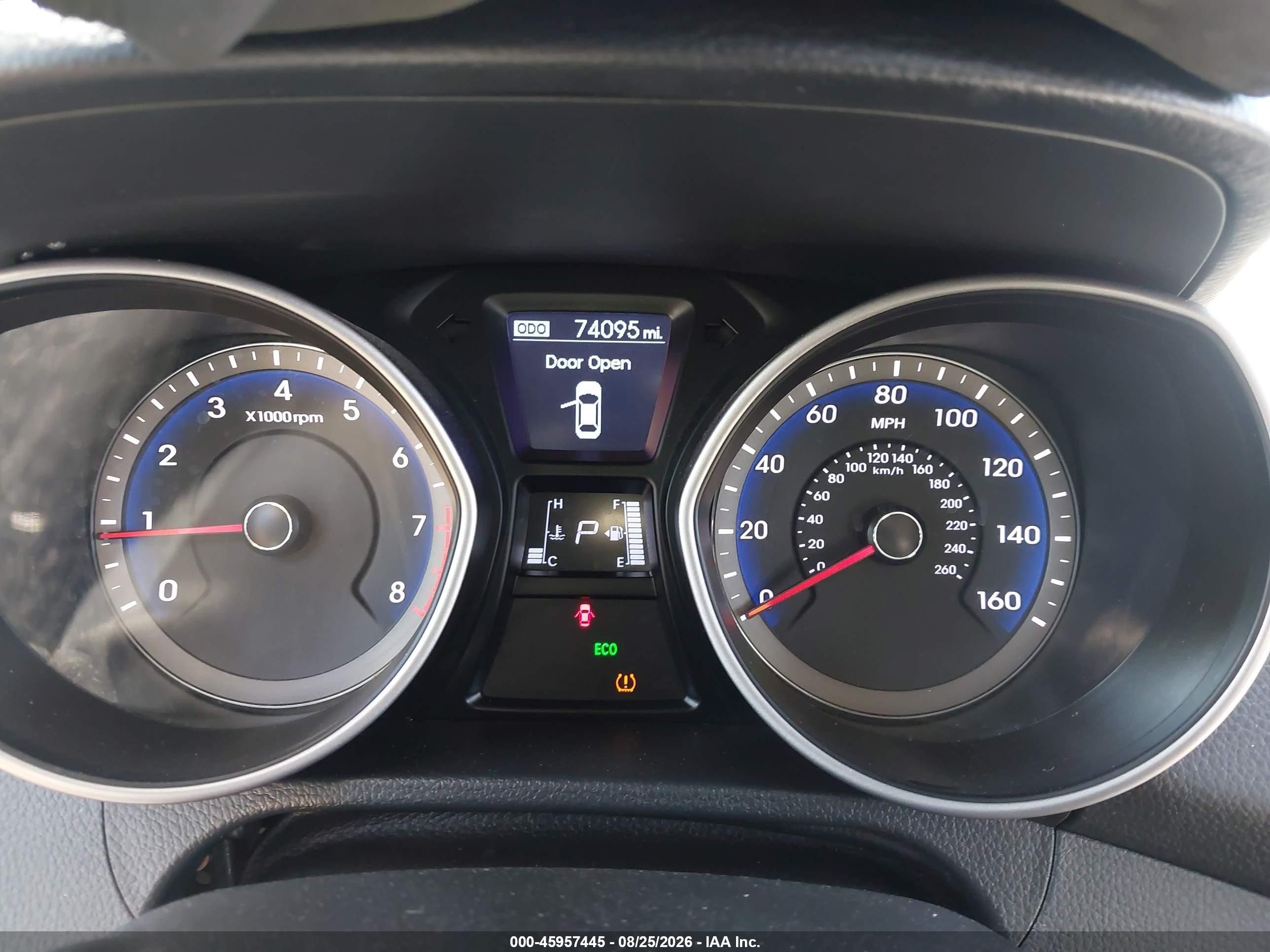 2013 Hyundai Elantra Gt   Gray vin: KMHD35LE0DU125121