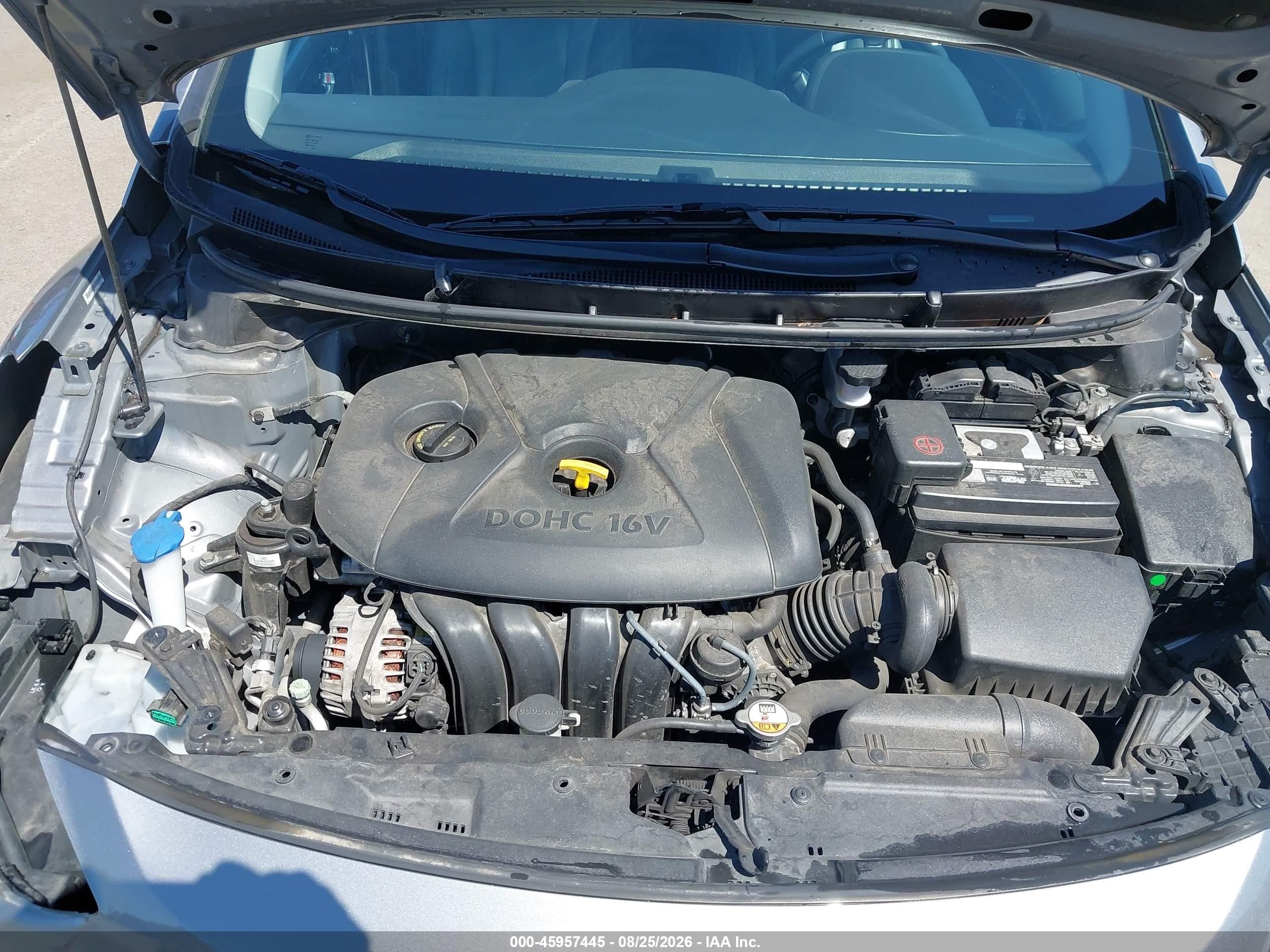 2013 Hyundai Elantra Gt   Gray vin: KMHD35LE0DU125121