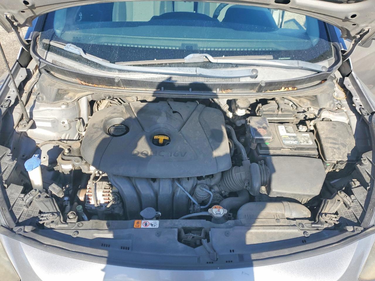 2013 Hyundai Elantra Gt Base Gray vin: KMHD35LE1DU025545